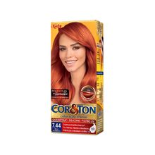 Tinta Cor e Tom 125g 7.44 Ruivo Cobre Protetor Solar Facial L'Oréal Paris UV Defender Antioleosidade Cor Clara FPS 60, 40g