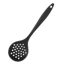 Escumadeira de Silicone 28 x 8,5 cm Preto - Wellhome
