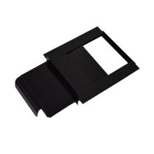 Registro Regulador Chamine Chapa Aço Preta Popular 24x35cm