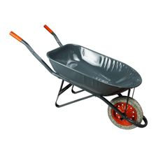 Carrinho de Mão em Aço Carbono Pneu Maciço Chapa 26mm 45L