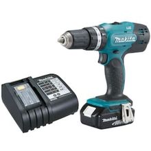 Parafusadeira/Furadeira de Impacto Makita DHP453X10 Bateria 18V 1.300 rpm