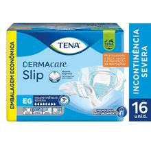 Fralda Geriátrica Tena Dermacare Slip EG 16 Unidades Fralda Geriátrica Tena Dermacare Slip Descartável EG 16 Unidades
