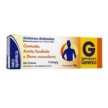Diclofenaco Dietilamônio Neo Química Gel Creme com 60g