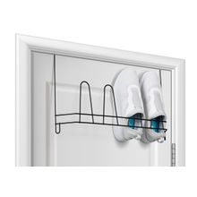 Sapateira de Porta Mudular Preta Organizador para Calçados Tenis Sapato - Kit com 2 unidades