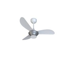 Ventilador de Teto Mistral Led 18W Branco Cinza Inverter Bivolt Ventisol