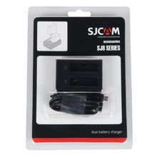 Carregador Duplo de Bateria Original para Câmeras SJCam SJ8 Series