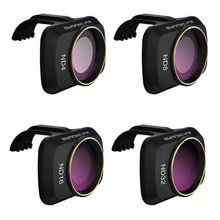 Filtro de lente 4pcs ND 4, 8, 16, 32 para drone Mavic Mini / Mini 2 /Mini SE