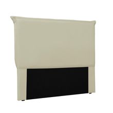Cabeceira Garden Para Cama Box Solteiro 90 cm Corino Bege - D'Rossi