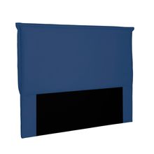 Cabeceira Garden Para Cama Box Solteiro 90 cm Suede Azul Marinho - D'Rossi