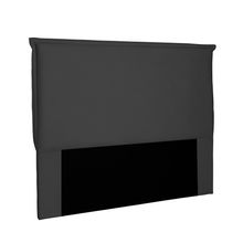 Cabeceira Garden Para Cama Box Solteiro 90 cm Suede Preto - D'Rossi