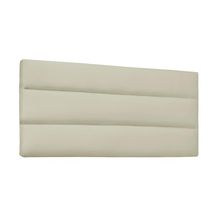 Cabeceira Painel La Italiana Para Cama Box Solteiro 90 cm Corino Bege - D'Rossi
