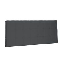 Cabeceira Painel Verona Para Cama Box Solteiro 90 cm Suede Cinza - D'Rossi