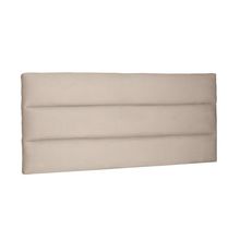 Cabeceira Painel La Italiana Para Cama Box Solteiro 90 cm Suede Bege - D'Rossi