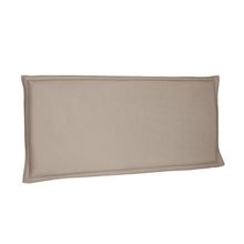 Cabeceira Painel Garden Para Cama Box Solteiro 90 cm Suede Bege - D'Rossi