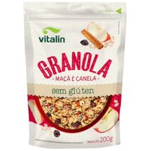 Granola Maçã e Canela Sem Glúten Vitalin 200g