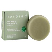 Máscara Capilar em Barra para Todos os Tipos de Cabelo Herbia 50g