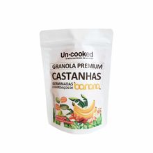 Granola de Castanhas Germinadas com Banana Sem Glúten Uncooked 250g