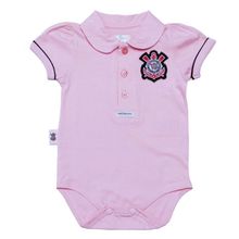 Body Corinthians Polo Rosa Oficial