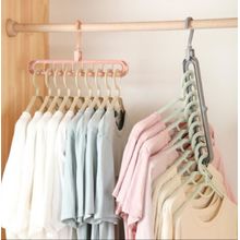 Cabides Magico 9 Furos Multi-dobrável Organizador