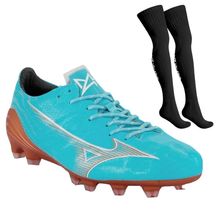 Kit Chuteira Campo Mizuno Alpha Elite + Meião