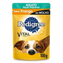 Ração Pedigree Raças Médias e Grandes Frango Sachê 100g