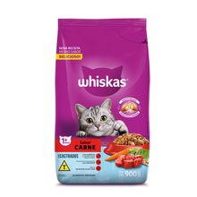 Ração Whiskas Gato Castrado Carne 900g Ra??o Whiskas Gato Castrado Carne 900g
