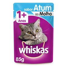 Ração Whiskas Sachê Atum Molho 85g