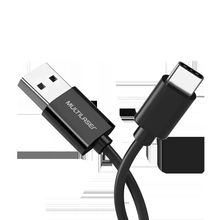 Cabo USB Tipo c 1,2m Preto WI443 Multilaser