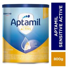 Fórmula Infantil Aptamil 0-3 Anos Sensitive Active 800g