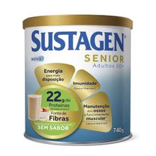 Complemento Alimentar Sustagen Senior 50 + Sem Sabor 740g