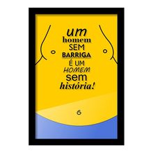 Quadro Porta Tampinha de Cerveja Barriga