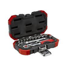 Jogo De Soquetes 1/4 4 A 13mm 16 Peças Gedore Red R49003016