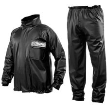 Capa De Chuva Motoqueiro Impermeável Preto P - Brascamp 1368