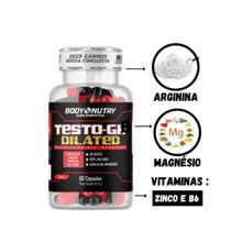 Pré Hormonal Testo Gh Dilated - 60 Cápsulas - F. Importada Mais Vendido