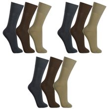 Kit 9 Pares de Meia Selene Social Clássica Masculino