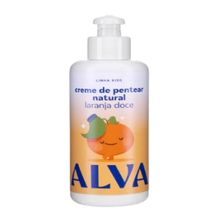 Creme de Pentear Vegano Infantil Laranja Doce e Baunilha Alva 160ml