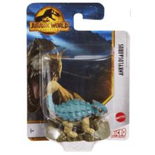 Jurassic World - Mini Figura - Ankylosaurus MATTEL