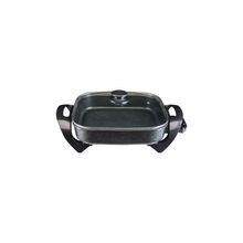 Panela Elétrica Mangiare Preta Quadrada 30cm 1500W 127V Agratto