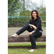 Calça Pau a Pique Básica Moletom Preto