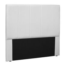 Cabeceira Decorativa Casal 1,40M Erza PU Branco - Gran Belo