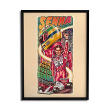 Quadro Decorativo Ayrton Senna By Renato Cunha - Beek
