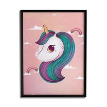 Quadro Decorativo Unicornio By Fe Sponchi - Beek