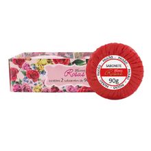 Estojo com 2 sabonetes 90g cada Rosa Paixão Aromática (1125)