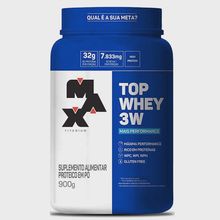 Top Whey 3W Mais Performance 900g Max Titanium Fresh Lemon