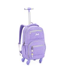 Kit Mochila  Estojo e Lancheira Just Glitter Estrela Cadente