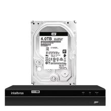 Dvr Intelbras 8 Canais Mhdx 1208 Com Hd De 4tb Instalado