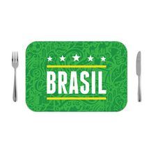 Jogo americano 30x40cm - Brasil Copa do Mundo - 2 pçs