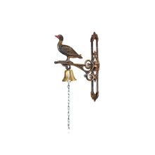 Sineta (sino) de Bronze de Parede Modelo Rolinha de Alumínio