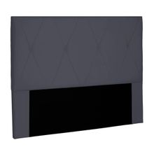 Cabeceira Decorativa King Size 1,95M Yves Suede Cinza - Gran Belo