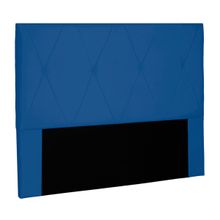 Cabeceira Decorativa King Size 1,95M Yves Suede Azul Marinho - Gran Belo